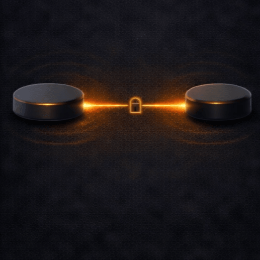 Confined link illustration showing energy localized to the link