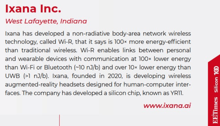 Wi-R NFE chip and applications
