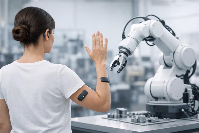 Robotic Arm Control via Body Gestures