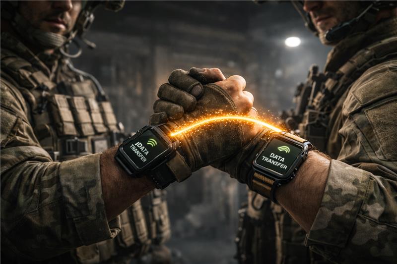 Covert Touch Data Handoff