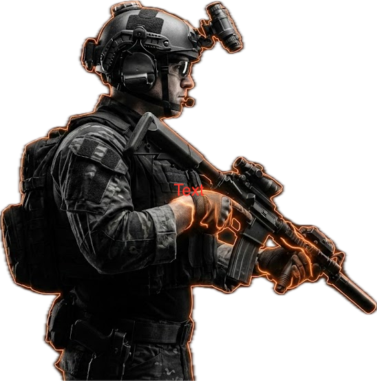 Soldier with Wi-R Technology