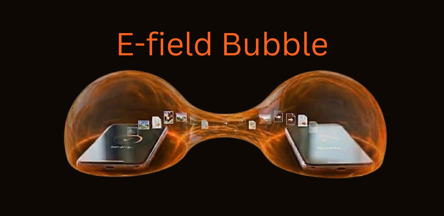 Near-field electric coupling demonstration